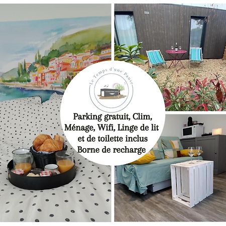 Studio De Jardin "Le Temps D Une Pause" Jusqu'A 4 Personnes En Face Du Beaujolais - Climatisation Et Borne Recharge Vehicule Electrique Montmerle-sur-Saone Exterior foto